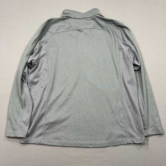 The North Face Sweatshirt Mens XL Gray Blue Long Sleeve 1/4 Zip Pull Over Logo - Picture 2 of 9